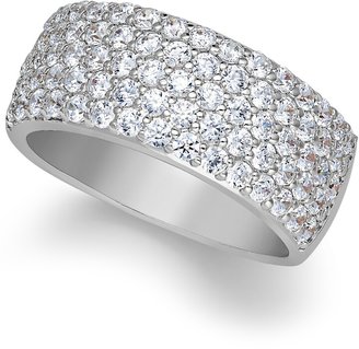 Macy's Arabella Sterling Silver Ring, Cubic Zirconia Pave Band