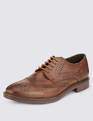 M&S Collection Leather Brogue Shoes