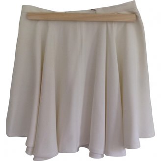 Maje White Summer Skirt