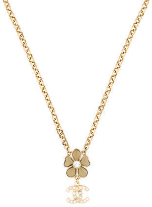 Chanel CC Drop Pendant Necklace