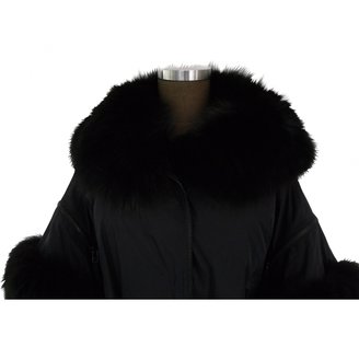 Ermanno Scervino Black Fur Coat