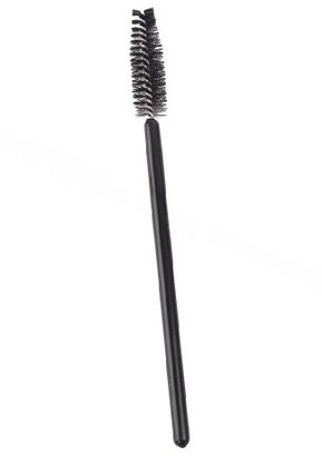 Leegoal Disposable Thin Handle Eyelash Mascara Applicator Brush Wands (Black,300pcs)