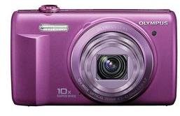 Olympus VR-340 16 Megapixel Digital Camera - Purple