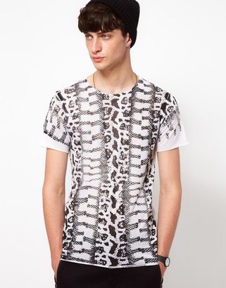 Unconditional T-Shirt with Snake Print