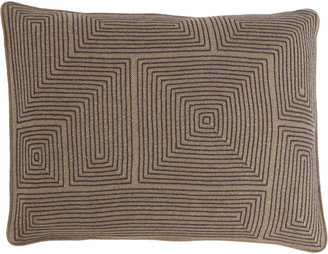 Armand Diradourian Geometric-Embroidered Pillow