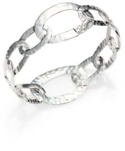 Ippolita Glamazon Sterling Silver Flat Link Bangle Bracelet