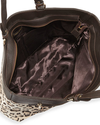 Roberto Cavalli Leopard-Print Diaper Bag