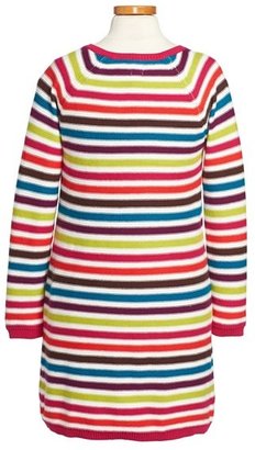 Tea Collection 'Gingerbread' Stripe Sweater Dress (Toddler Girls, Little Girls & Big Girls)