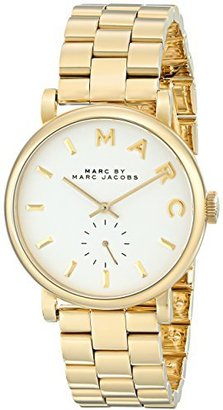 Marc by Marc Jacobs Women's MBM3243 Baker Gold-Tone Watch with Link Bracelet