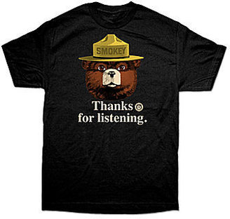 JCPenney Novelty T-Shirts Thanks for Listening Smokey Bear Tee