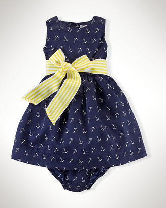 Ralph Lauren Baby Girl Anchor Dress