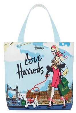 Harrods Glamorous City Canvas Bag