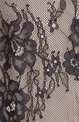 Tibi 'Arden' Lace Back Silk Crepe Jumpsuit