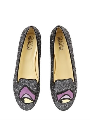 Chiara Ferragni Disney Maleficent Glittered Loafers