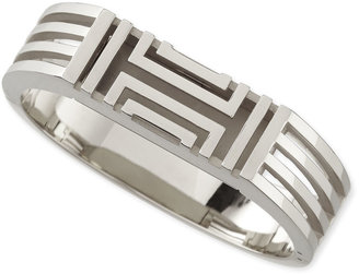 Tory Burch Rhodium-Plated Fitbit-Case Bracelet