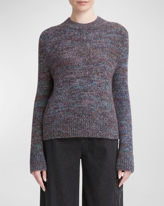 Vince Multicolor Marled Wool Crewneck Sweater