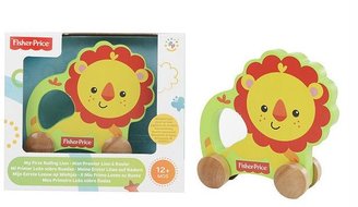 Fisher-Price Wooden Lion on Wheels