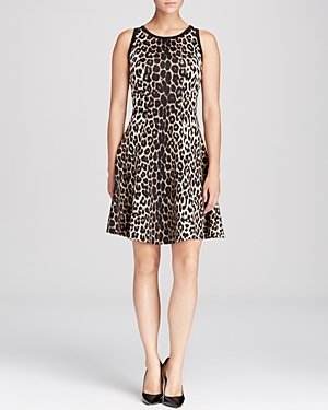 Karen Kane Cheetah Print Scuba Dress