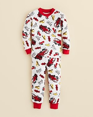 Sara's Prints Boys' Fire Truck Pajama Set - Sizes 2-7
