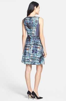 Marc New York 1609 Marc New York by Andrew Marc Print Fit & Flare Dress