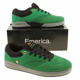 Emerica mens turquoise the heretic trainers