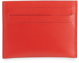 Givenchy Smooth Leather Cardholder, Red