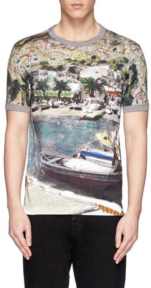 Dolce & Gabbana Shore print cotton jersey T-shirt
