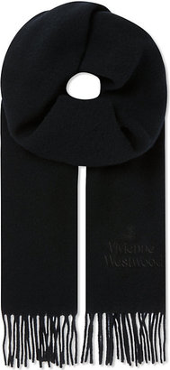 Vivienne Westwood Wool Logo Scarf