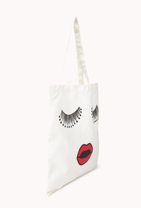 Forever 21 Playful Face Tote