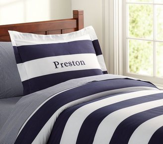 Pottery Barn Kids Rugby Duvet Cover