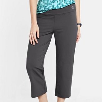 Lands' End Lands End Grey womens cropped workout pants
