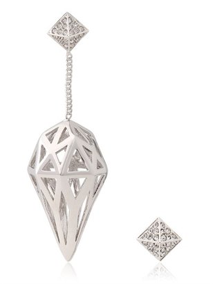 Marmèn Diamond Cage Earrings