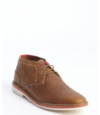 Kenneth Cole Reaction tan leather 'Real Deal' chukka boots