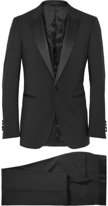 Lanvin Black Slim-Fit Wool Tuxedo