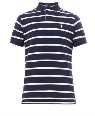 Polo Ralph Lauren Custom-fit striped polo-shirt