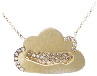 Andrea Fohrman Diamond Cloud Necklace - Yellow Gold