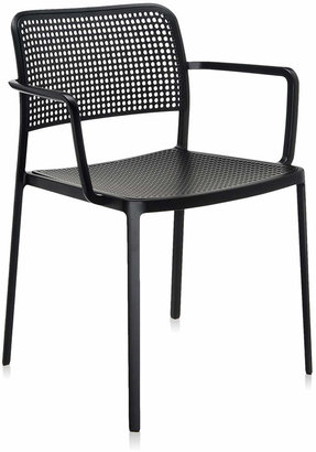 Kartell Audrey Chair With Arms - Black/Black