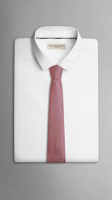 Burberry Multi-Tone Textured Silk Tie