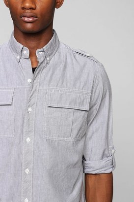 All Son All-Son Mini Pinstripe Button-Down Shirt