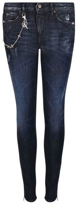 DSquared 1090 DSQUARED Skinny Chain Detail Jeans
