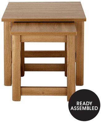 Consort Furniture Limited Tivoli Ready Assembled Nest Of 2 Tables