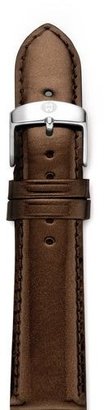 Michele 20mm Patent Leather Strap, Espresso