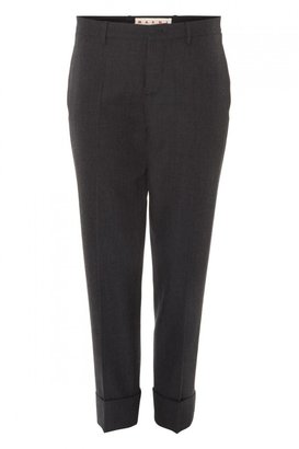 Marni Wool Tapered Tailored Trousers