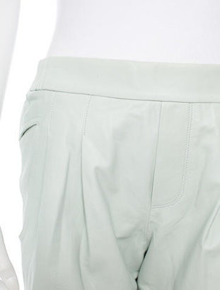 Theyskens' Theory Leather Shorts w/ Tags