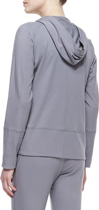 Eileen Fisher Organic Stretch Hooded Yoga Jacket