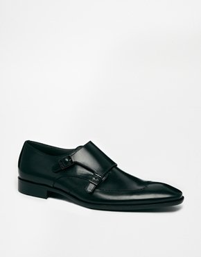 HUGO BOSS Black Celtan Monk Strap Shoes - black