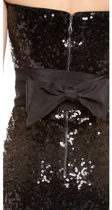 Blaque Label Strapless Sequin Dress