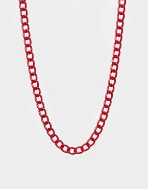 ASOS Heavy Chain - Red