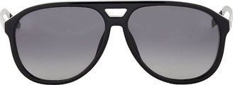 Christian Dior Black Double Bridge Black Tie 176/S Sunglasses