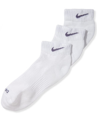 Nike Men's Socks, 3 Pack Dri Fit Low Cut